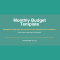 Monthly Budget Template
